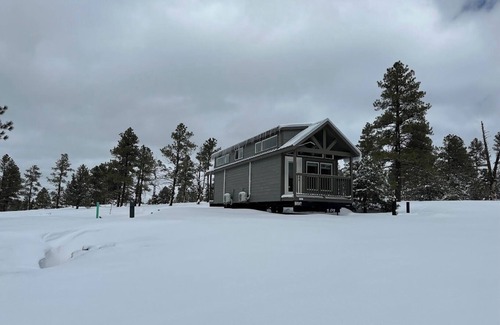 Williams Ski Chalet | 2B Cozy chalet in Beautiful Williams with AC, Wi-Fi, With Forest View and Patio