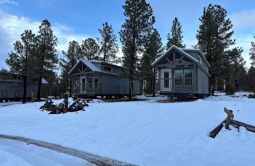 Williams Ski Chalet | 2B Cozy chalet in Beautiful Williams with AC, Wi-Fi, With Forest View and Patio