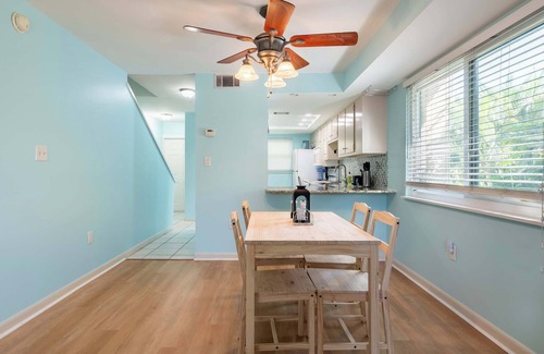 Indian Harbour Beach Condo | 2BR Stylish Retreat with BBQ, Pool & Beach