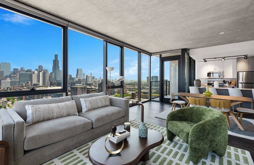 West Loop Apartment | 2BR w/Stunning Views and Resort-Style Amenities