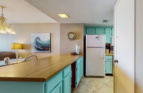 Gulf Shores Condo | 2nd-floor beachfront condo with Gulf views, balcony, outdoor pool, W/D, elevator