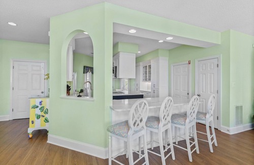Emerald Isle House | 2nd Row Oceanview, private pool, elevator, golf cart, and easy beach access.