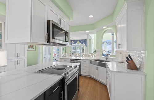 Emerald Isle House | 2nd Row Oceanview, private pool, elevator, golf cart, and easy beach access.