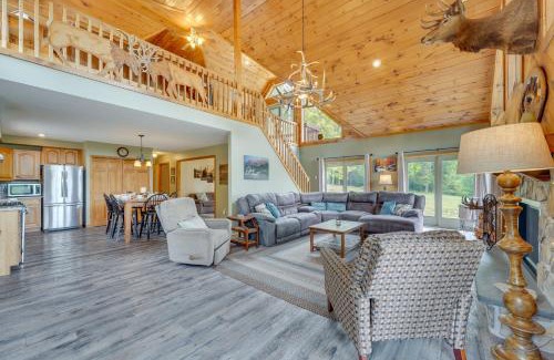 Benezette House | 3-Acre Benezette Cabin Hot Tub, Grill and Mtn View
