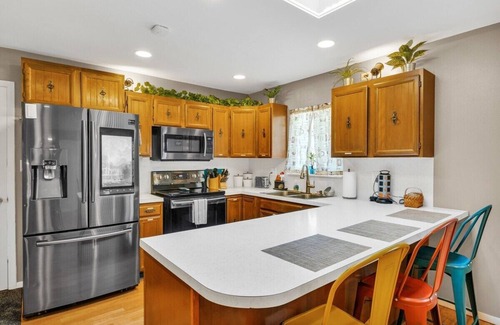Canon City House | 3 bedroom, 2 bath, plus sofa sleeper, dog friendly w. fee, game room with pool table, air hockey, darts.