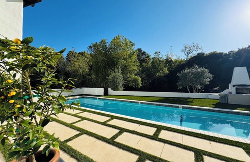 San Luis Obispo House | 3 Bedroom Spanish Style Ranch Retreat with Pool
