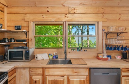 Bryson City Cabin | 3 Dog Night Cabin Hot tub|Firepit|Big Views