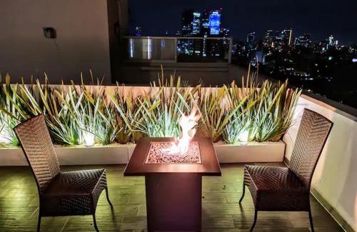 Hipodromo Condesa Apartment | 3-Floor Penthouse Private Roof Garden High Speed Wi-Fi 500MB Air-Conditioning Pool & Gym