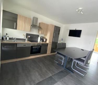 Gau-Weinheim Apartment | 3 Mehrbettzimmer, Küche, Bad für Arbeiter und Monteure in Gau-Weinheim