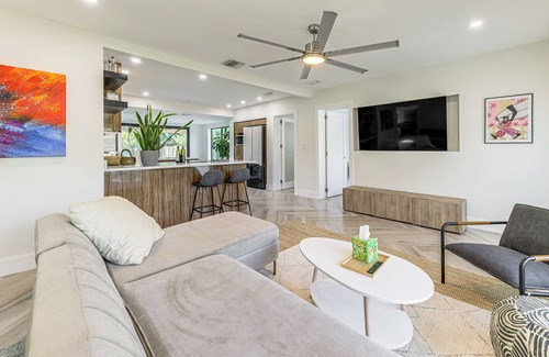 Middle River Terrace House | 3 Mi to Beach: Renovated Haven in Fort Lauderdale!