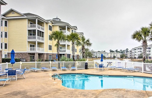 Central Myrtle Beach Apartment | 3 Mi to Ocean: Myrtle Beach Condo w/Pool Access!