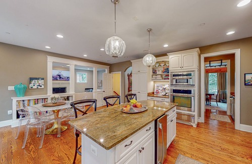 West Annapolis House | 3-story home near river with patio, firepit, Ping-Pong, grill and wood fireplace