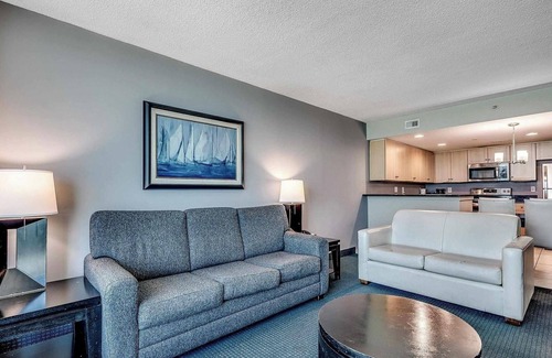 Downtown Myrtle Beach Condo | 3BR Direct Oceanfront at Oceans One, Pools, Modern