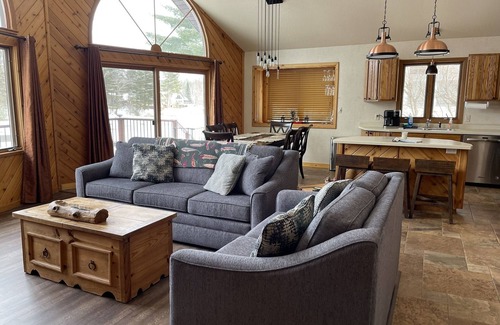 Eagle River House | 3BR Waterfront Home Steps to Downtown Eagle River