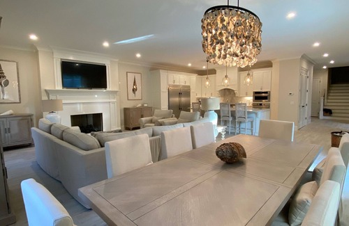 North Forest Beach House | 3rd row Luxury rental - Low Min nights PoolSpa - 75 steps private beach access