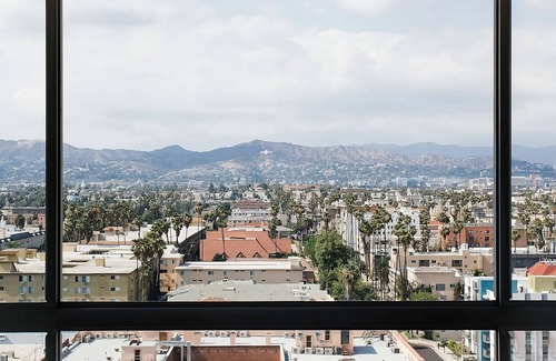 Wilshire Center House | 3x Hollywood Hills View Double Double Rooms at The LINE Hotel Los Angeles!