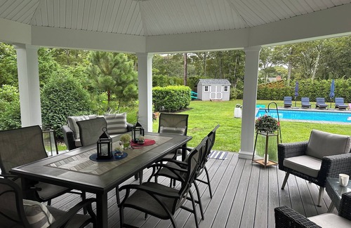 East Quogue House | 4-bedroom house in welcoming East Quogue with AC - Heated pool- Covered porch