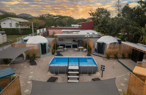 Rio Seco Cabin | 4 Charming Glamping Domes w/AC, WiFi near beautiful Guanacaste beaches w/Pool