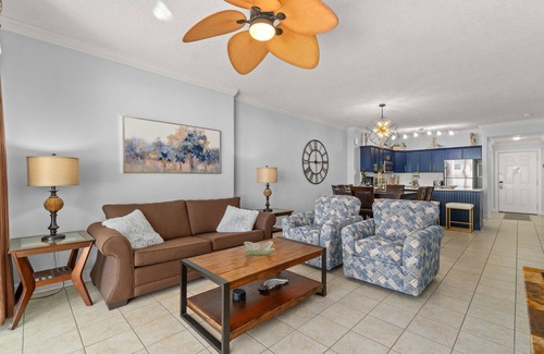 West Panama City Beach Condo | 4 Free Beach Chairs & 2 Umbrellas, Updated Beach-Front Condo, Large Balcony!