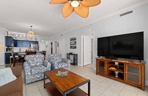 West Panama City Beach Condo | 4 Free Beach Chairs & 2 Umbrellas, Updated Beach-Front Condo, Large Balcony!