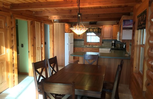 Egg Harbor Cabin | 40 acres, walking trails, AT&T fiber optics, fireplace - book winter escape now!