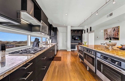 Ohio City Condo | 4000 sq ft Luxe 4BR Penthouse | Theater | Patio