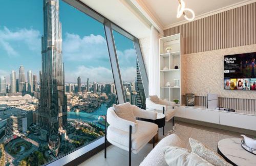 Downtown Dubai Apartment | 4BR Luxury Apartment with Burj Khalifa View and Direct Dubai Mall Access - Pool and PS5 Included