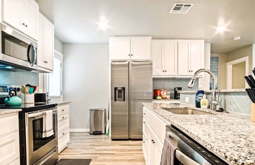 Central Oklahoma City House | 5-Bedroom Retreat- Hottub- Full Kitchen