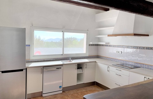 Sant Josep de sa Talaia Villa | 5 bedroom villa near Ibiza town, sea view, 4 bathrooms, pool
