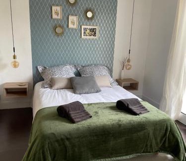 Toulouse South-East House | 50 m2 T2 au calme, lumineux, confortable, cosy, climatisé, privatif avec parking gratuit et terrasse