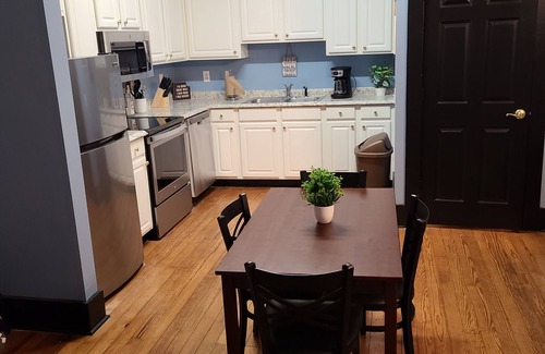Fuquay-Varina Apartment | 523 C - Historic Downtown Apartment above Brewery BBQ Restaurant - 2 Bedroom