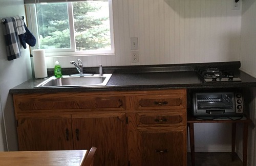 Bigfork Cabin | 548 Cabin located on Ferndale Airstrip in park-like settingn