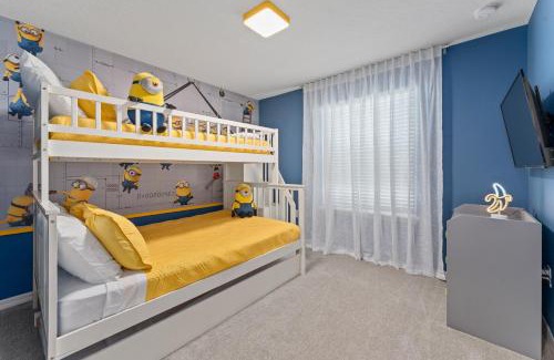 Davenport House | 5BD Home Mario Bros and Minions themed with Pool and BBQ