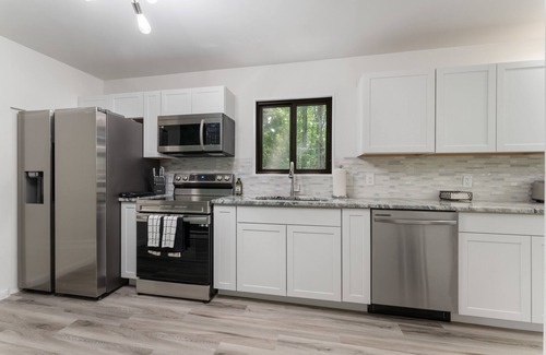 East Stroudsburg House | 5BR Modern Poconos Game House, Hot Tub, Fire Pit!n