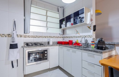 Consolacao Apartment | 700Mbps *QBed*Smart Tvs *Garage*645 sq. ft. w/city view