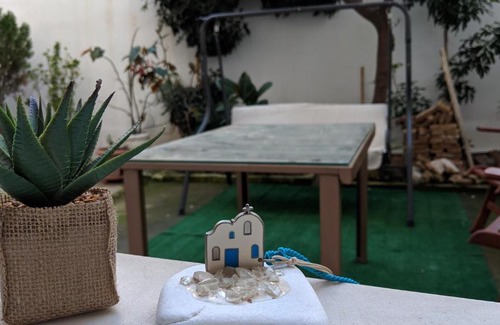 Piraeus Apartment | 73sq Apt near Athens and Piraeus port with backyard