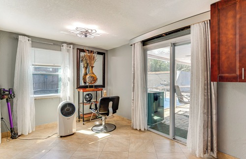 New Port Richey House | 8 Mi to Sunset Beach: Home w/Large Patio + Pool!