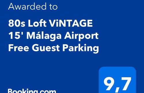 Alhaurin de la Torre Apartment | 80s Loft ViNTAGE 15' Málaga Airport Free Guest Parking