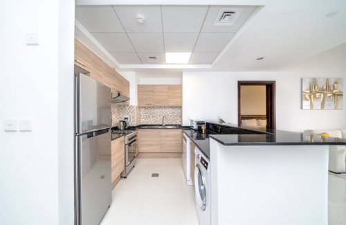 Dubai Sports City Apartment | 812 Canal Residence West Spanish | 1 Bedroom