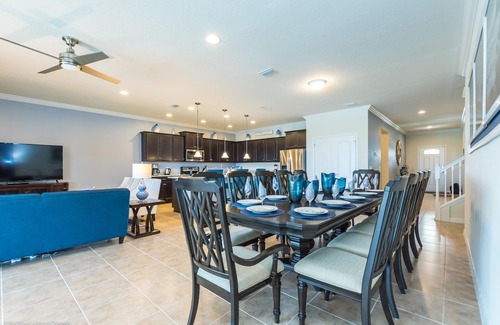 Four Corners House | 9 Bedroom w/Private Lakeview Pool & Hot Tub. Professionally Decorated.