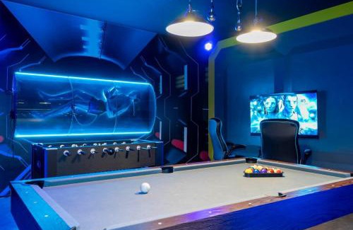 Four Corners House | 9012 FlowRider Surf Clubhouse Magical Home with game room inside