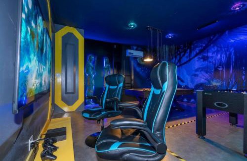 Four Corners House | 9012 FlowRider Surf Clubhouse Magical Home with game room inside