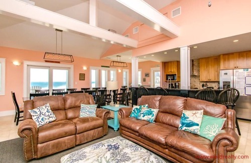 Surf City House | 99 Oleander - Luxury 9 BR Home - Great Views, Pool, Hot Tub, Elevator & More!