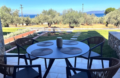 Pella Region Villa | Aélia Stone House Thétis