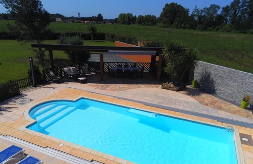 Benesse-Maremne House | A 10 min beaches Hossegor - Capbreton. Pool with shelter. Petanque. Trampoline