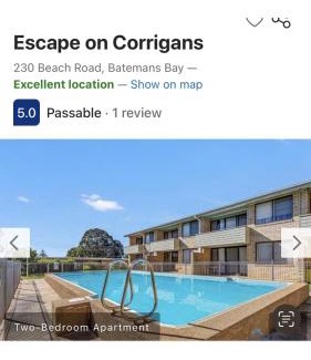 Batehaven Apartment | A Beach front Apartment