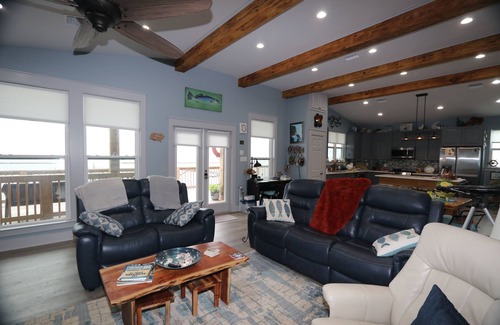 Grand Isle House | A-Bear's in Grand Isle, LA: Spacious 3BR camp with waterfront views and boat access.