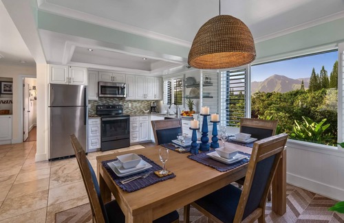 Princeville Condo | A/C - Blue Ocean - Mountain & Waterfall Views