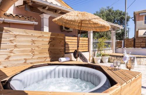 Corfu Town Ski Chalet | A flower house