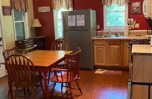 Bryson City Ski Chalet | A-Frame Chalet on the Creek